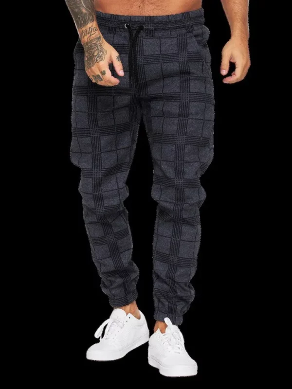 Men’s Plaid Casual Pants