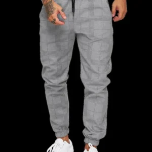 Men’s Plaid Casual Pants