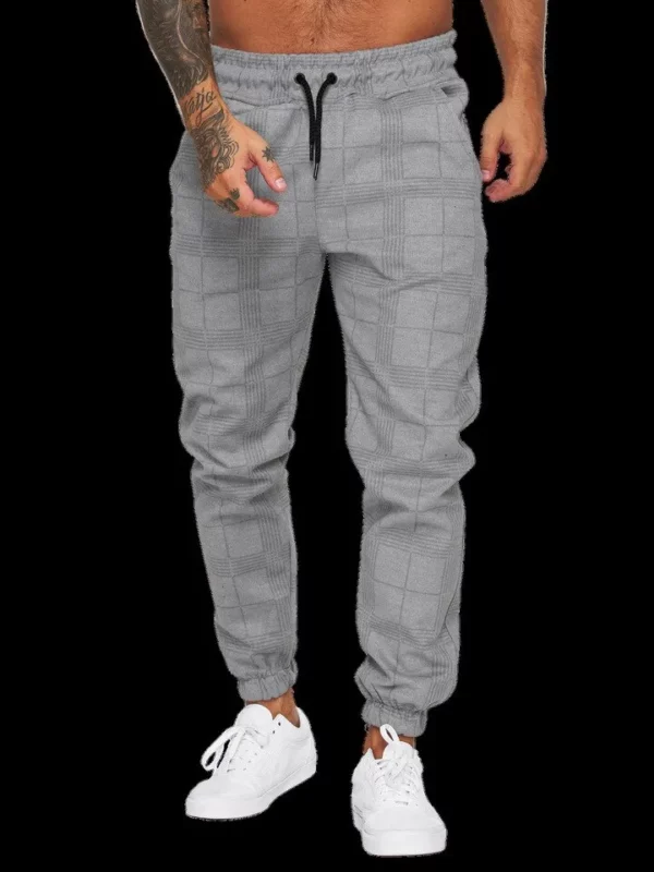 Men’s Plaid Casual Pants