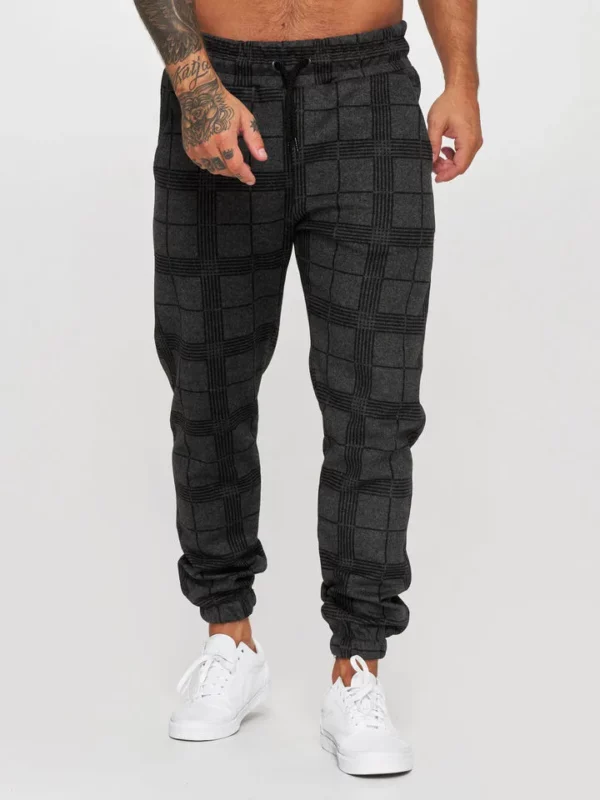 Men’s Plaid Casual Pants - Image 2