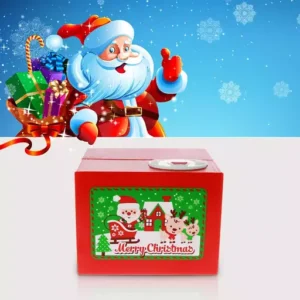 Santa Saving Money Box