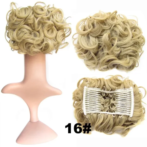 Save Your Messy Hair-Curly Hairpin Bun