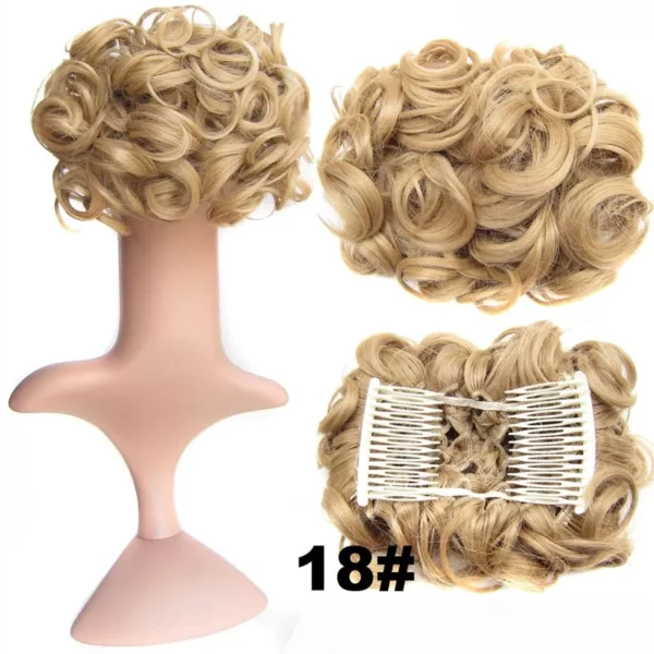 Save Your Messy Hair-Curly Hairpin Bun - Image 6