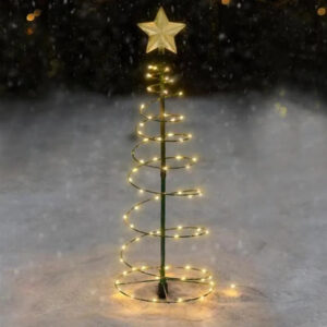 Solar Metal LED Christmas Tree Decoration String Lights