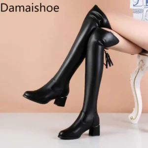 Sweet and Comfortable Elastic Boots