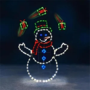 The Playful Animated Snowball Light