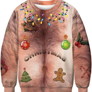 Topless Men Ugly Sweatshirt