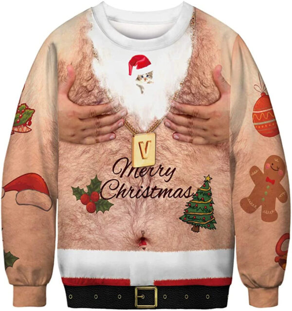 Topless Men Ugly Sweatshirt