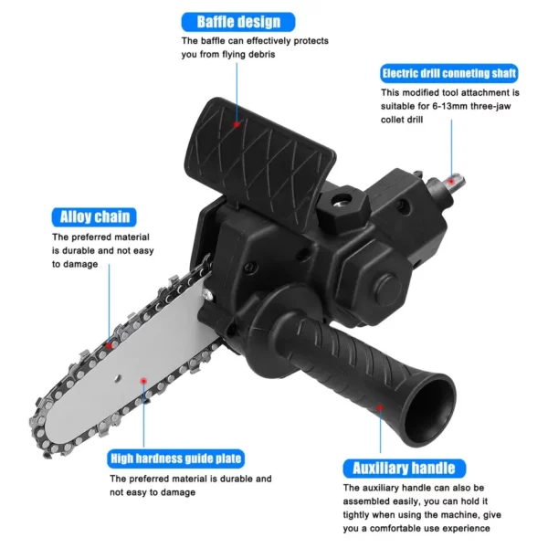 Universal Chainsaw Drill Attachment - Image 4