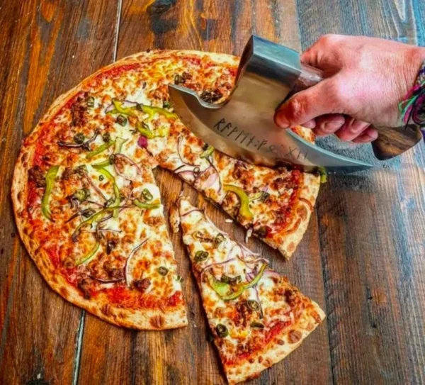 VIKING HATCHET HANDMADE PIZZA CUTTING AXE