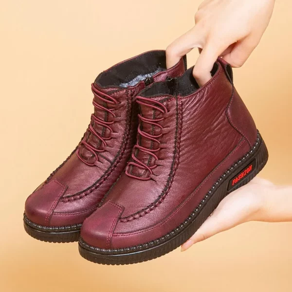 Winter Fleece Thickened Warm Non-Slip Cotton Boots