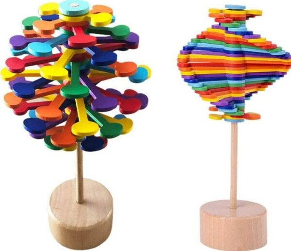 Wooden Lollipop Stress Relief Toy - Image 2