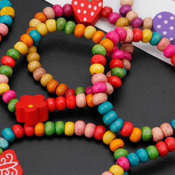 (🌲Early Christmas Sale- SAVE 48% OFF)12Pcs/Set Colourful Wooden Bracelets🎉Buy 3 Get Free Shipping