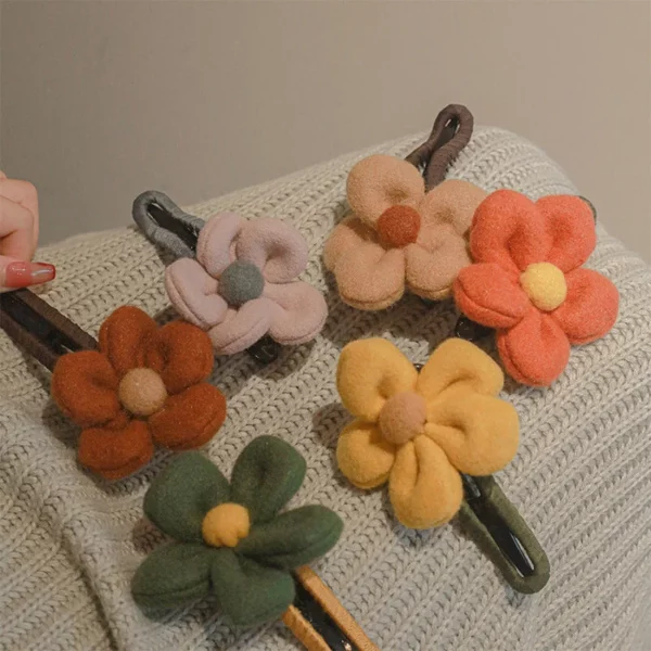 🎀Beauty Hot Sale🎀Plush Flower Clip