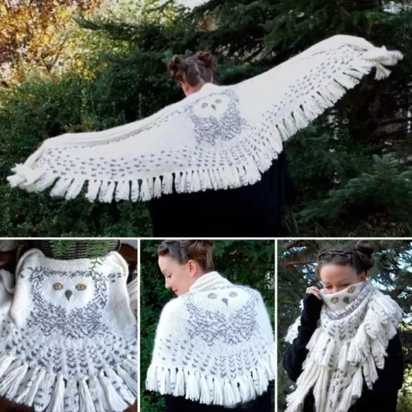 2022 NEW ! RETRO OWL SCARF