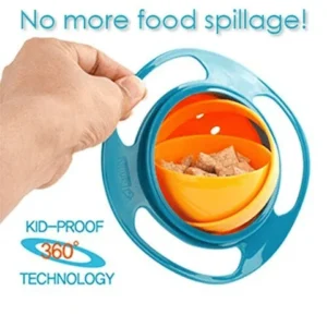 360° Rotate Spill-Proof Bowl