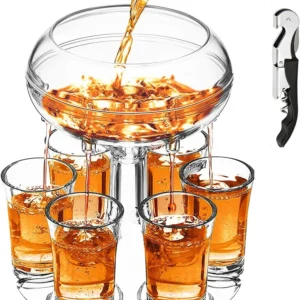 6 Shot Glass Dispenser and Holder