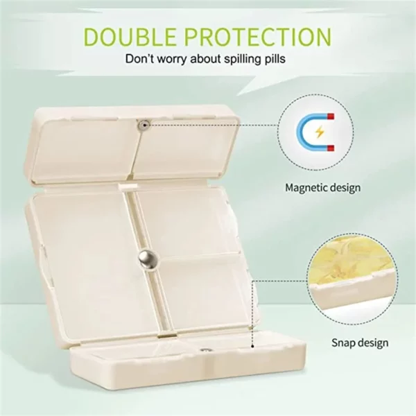 7 Compartments Portable Pill Case