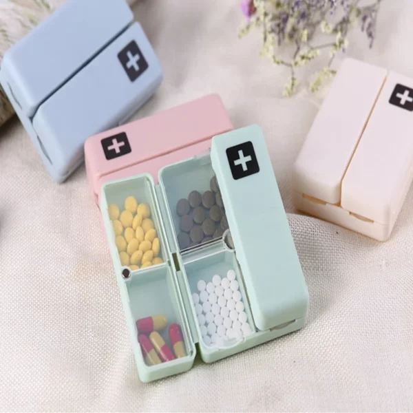 7 Compartments Portable Pill Case