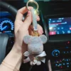 Bling Cute Bear Keychain