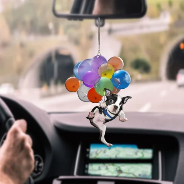 Car Hanging Ornament With Colorful Balloon - Image 11