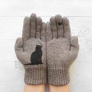 Cat Fan Cotton Gloves-Buy More Save More