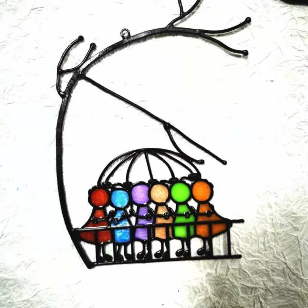 Colorful Art Window Pendant