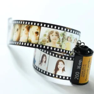 Custom Colorful Camera Roll Keychain Romantic Personalized Gifts