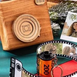 Custom Colorful Camera Roll Keychain Romantic Personalized Gifts