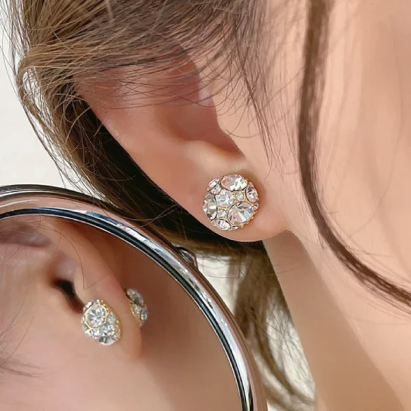 Disco Ball Non-Piercing Earrings