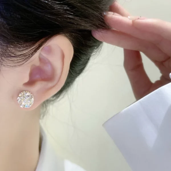 Disco Ball Non-Piercing Earrings