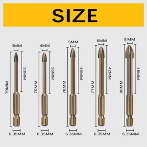 Efficient Universal Drilling (5PCS)