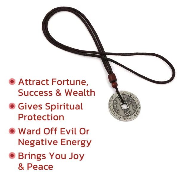 Feng Shui Coins Necklace