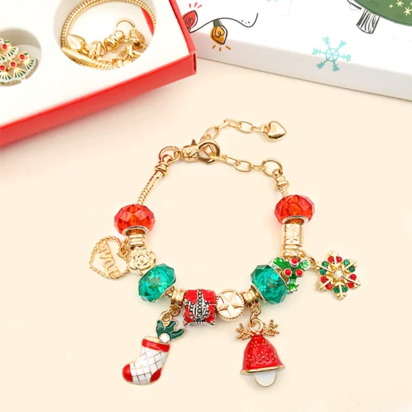 Golden Christmas Advent Calendars Accessories Set