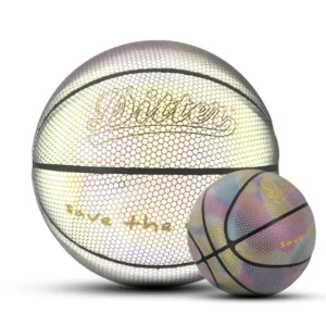 HOLOGRAPHIC REFLECTIVE GLOWING BASKETBALL