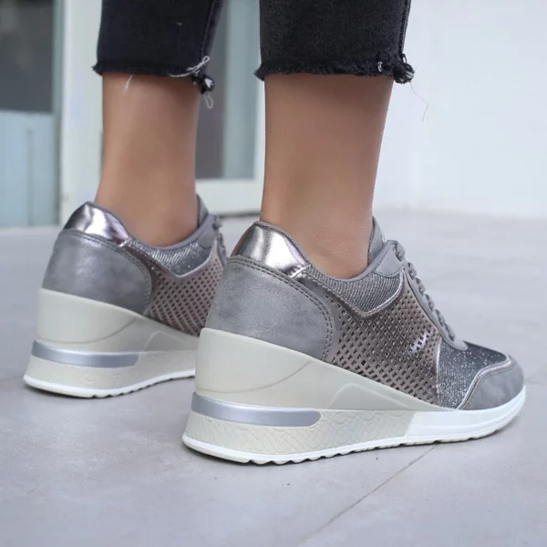 High Heeld Wedge Sneakers For Women