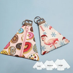 Key Fob Pouch Template Set