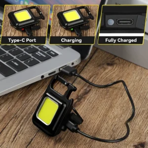 Keychain Light USB Charging Emergency Lamps