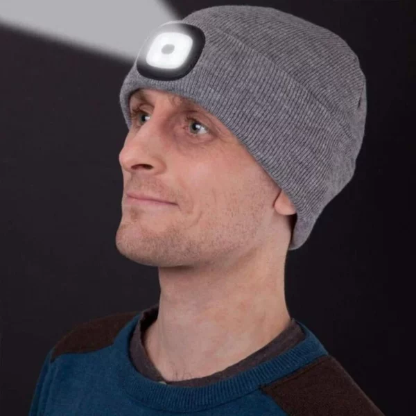 LED Knitted Beanie Hat