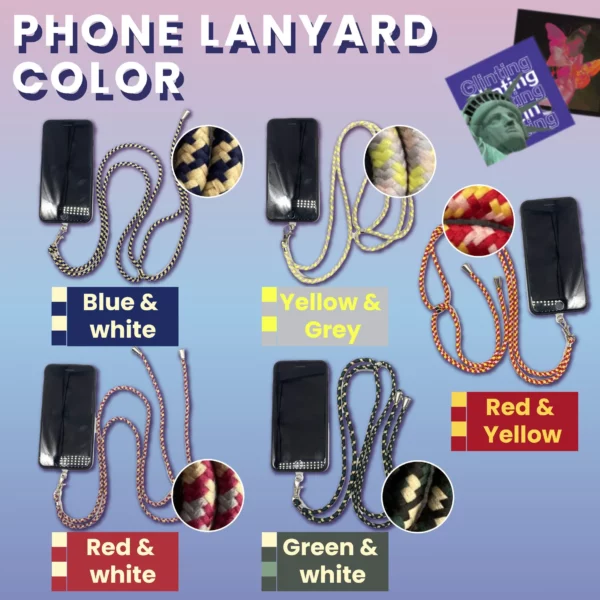 Lattice Detachable Anti Dropping Universal Phone Strap - Image 2