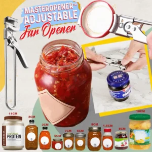 MasterOpener Adjustable Jar & Bottle Opener