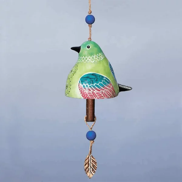 New Cardinal Ceramic Bird Song Bell