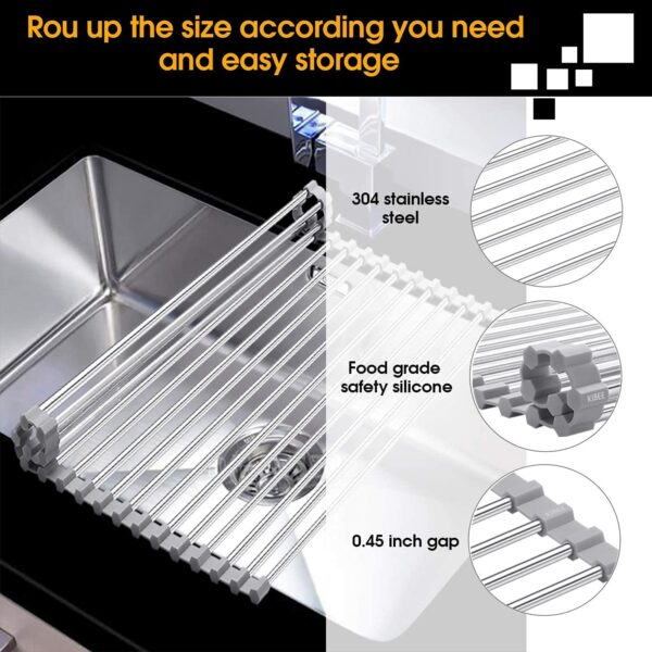 Portable Stainless Steel Rolling Rack