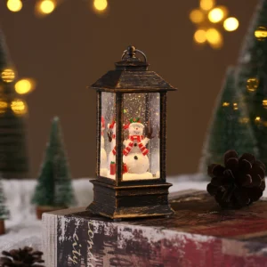 Snow Globe Christmas Lantern Decorations