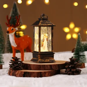 Snow Globe Christmas Lantern Decorations