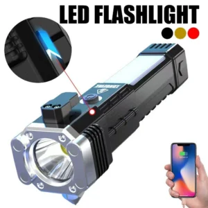 Super Bright Rechargeable LED Handheld Flashlight Portable Spotlight 4 Mode New