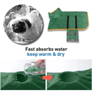 Thickened Microfiber Absorbent Dog Bath Towel