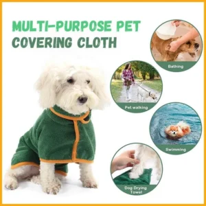 Thickened Microfiber Absorbent Dog Bath Towel