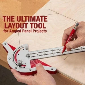 Ultra-Precision Ruler Square T-shaped Woodworking Scriber Measuring Tool