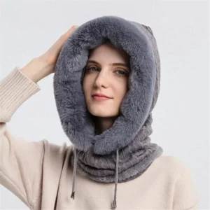 Warm Knitted Windbreaker Hat for Winter